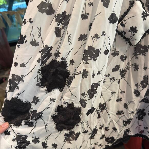 Western gothic vintage handmade white prairie dress womens size XS - Picture 7 of 8